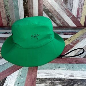 Arc'teryx Sinsolo Bucket Hat Men’s Jungle Green Lightweight UPF 50+ EUC LG/XL